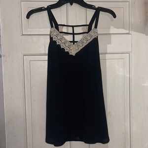 Charming Charlie’s Lace trim tank top medium